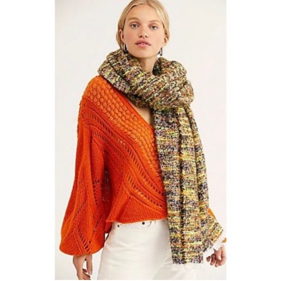 Free People Off The Grid Blanket Scarf - Picture 1 of 6